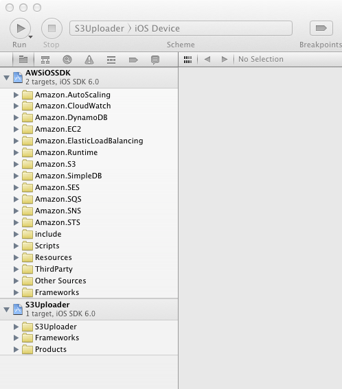 example workspace