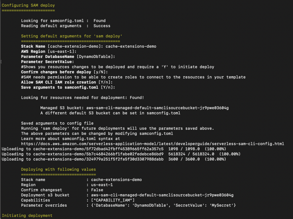 AWS SAM Deploy