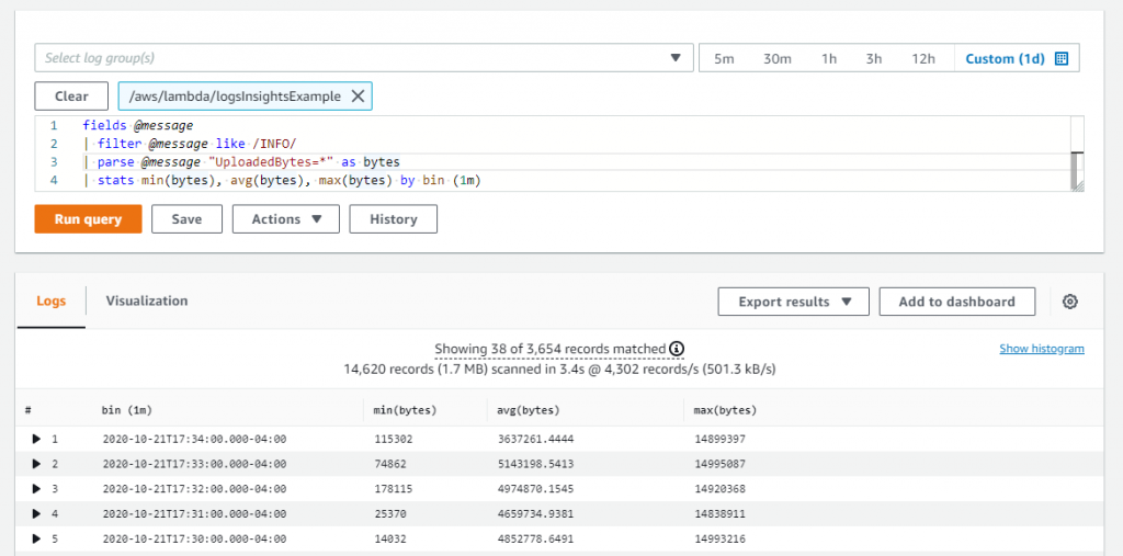 Querying logs
