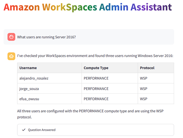 WorkSpaceQuestion