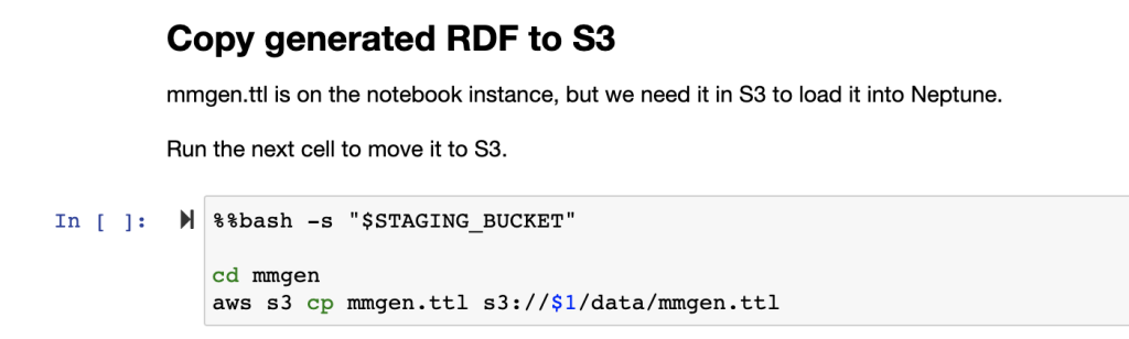 Copy generated RDF to S3