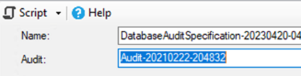 database-audit-spec
