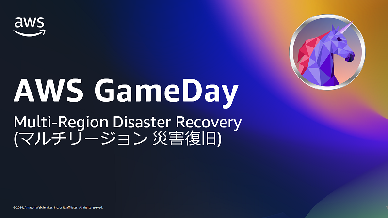 AWS GameDay Multi Region Disaster Recovery