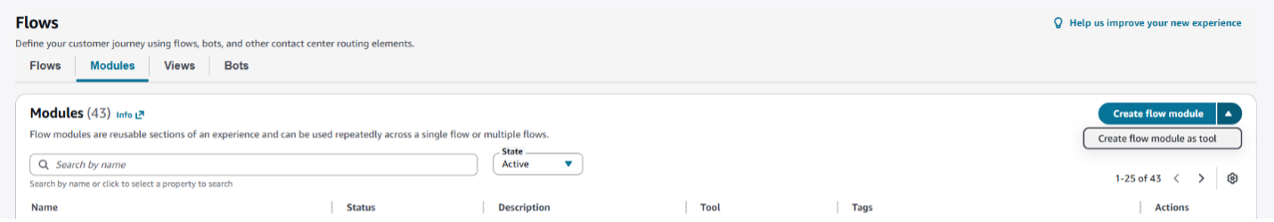 Create Module as Tool