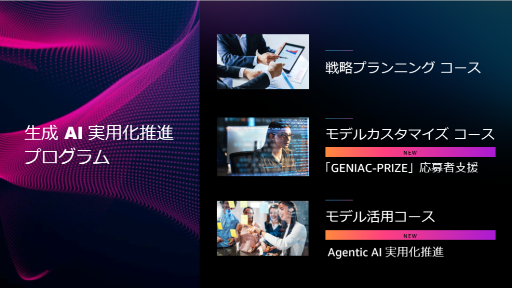 2025年 AWS ジャパン 生成AI実用化推進プログラム