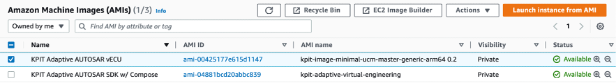 KPIT Adaptive AUTOSAR vECU AMI