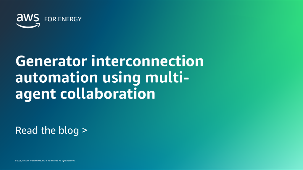 Generator interconnection automation using multi-agent collaboration