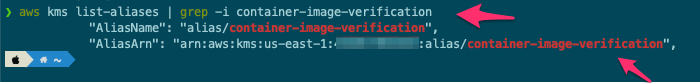 list aliases command