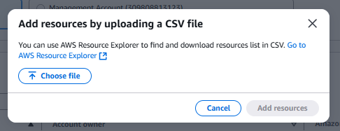 Screenshot of creating an Analyzer in the AWS Console