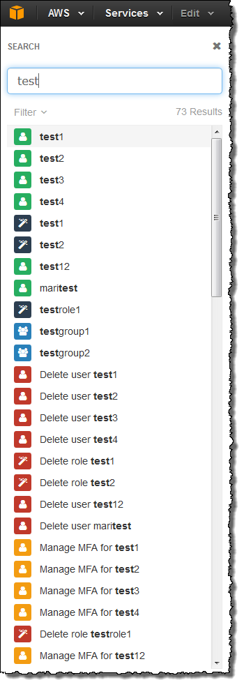 Image of search results for "test"