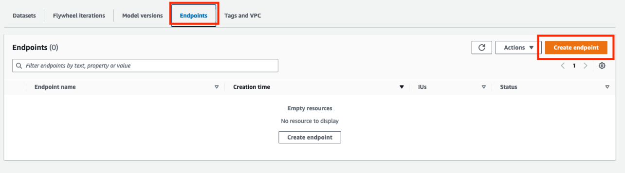 Create endpoint.