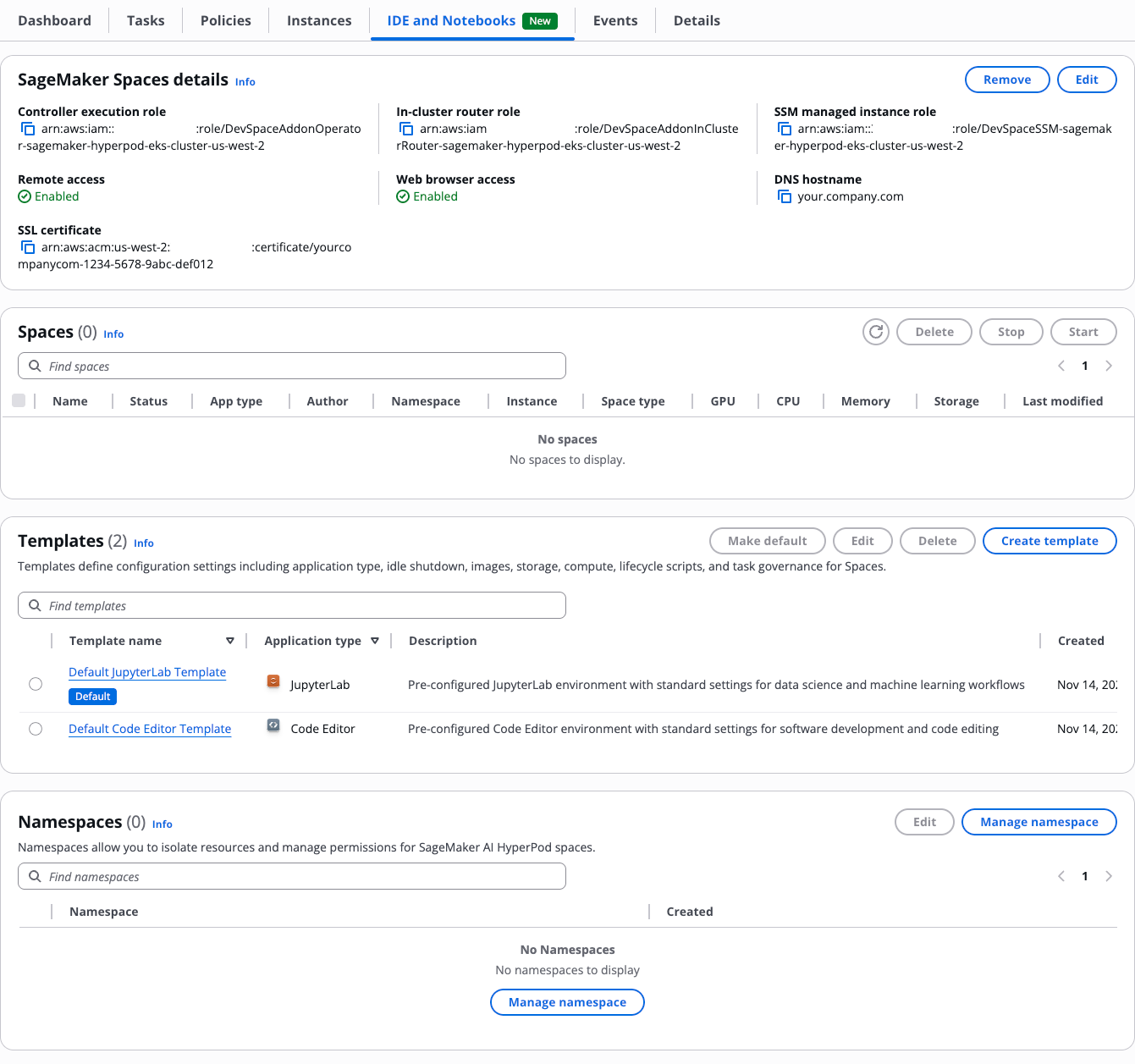 Screenshot of IDE and Notebooks after installing the add-on