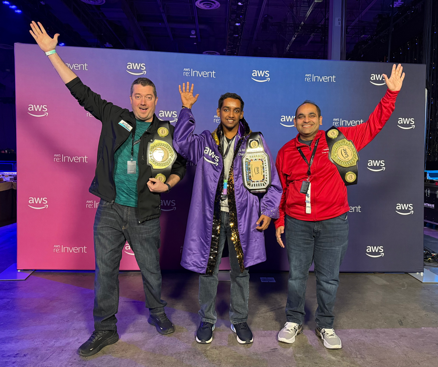 Figure 1: Left to right: Ross, Hemanth, Deepesh