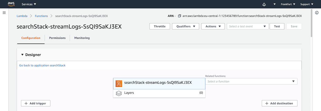 streamlogs function