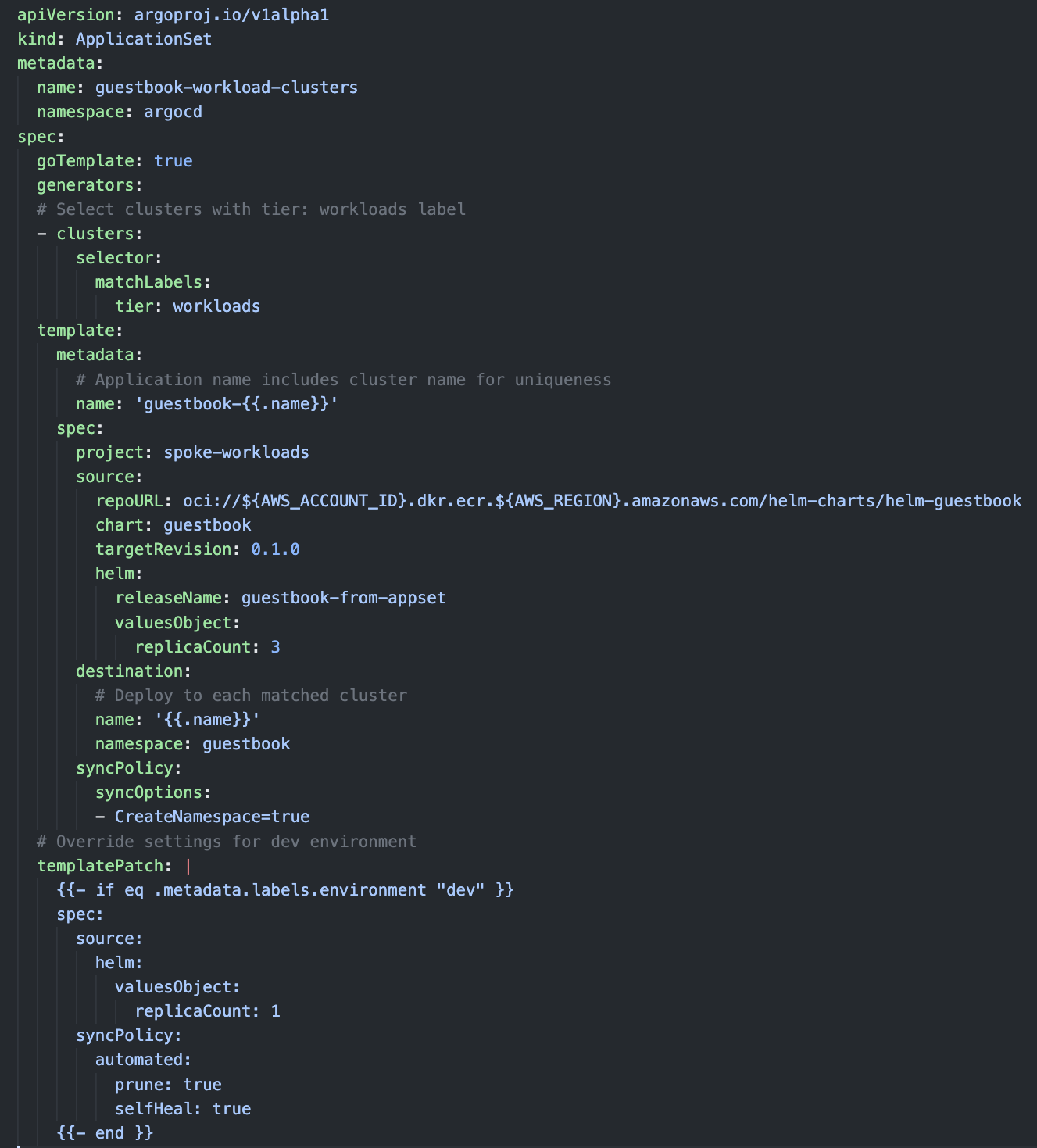 “Figure 11: Argo CD ApplicationSet”On the Argo CD UI you will see two Argo CD Applications one per each spoke cluster
