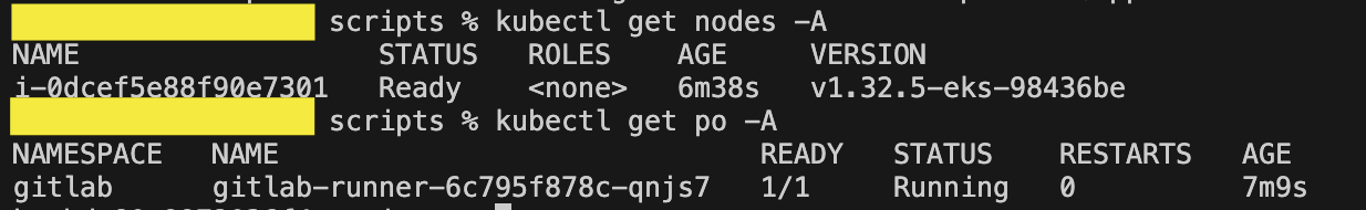 Figure 5: Base Amazon EKS node with Base Runner pod